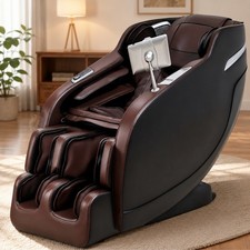 4D Massage Chair with 55" SL Track, 2 Zero Gravity Modes, Voice Control, Heating