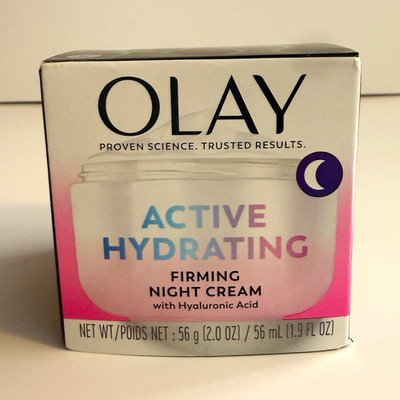 Olay Active Hydrating Night Treatment Cream Hydrating Firming 1.9 fl oz