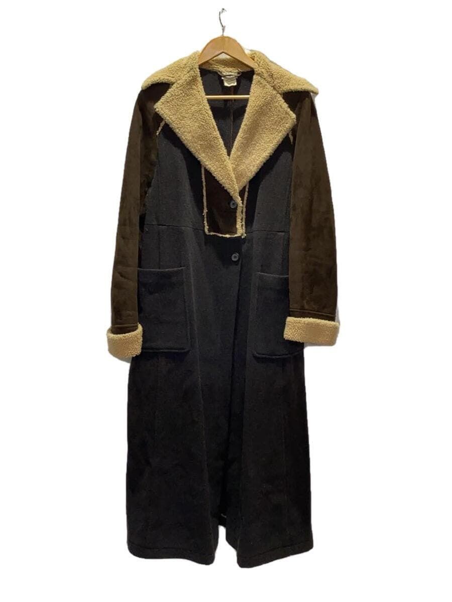 ALTRA DRIES VAN NOTEN Altro Leica Period Mouton Cappotto Switch M Scamosciato Nero Tinta Unita