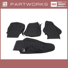 Sitzbezüge Set für PORSCHE 911 G SC KUNSTLEDER SCHWARZ L+R