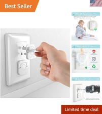 Baby-Proof Outlet Covers 60 Pack - Child Safety Electric Plug Protectors to Pr