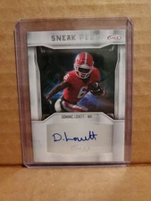 Dominic Lovett 2024 Sage Low Series Black SNEAK PEEK Auto #SPA-DL Georgia