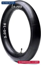 3.00-14 Dirt Bike Inner Tubes with TR4 Straight Valve, Heavy Duty 90/100-14 Rear