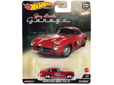 Mercedes-Benz 300 SL #263 Red (Weathered) "Jay Leno’s Garage" by Hot Wheels