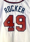 John Rocker - Signed Custom MLB Jersey XL White Atlanta Braves #49 - SWAU COA