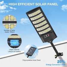 9900000LM Lamparas Luz Led Solares Luces Para Exterior Patio Sensor De Movimient