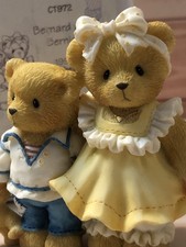 BERNARD and BERNICE Cherished Teddies Members Only Figurine CT972 Box