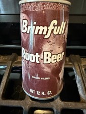 RARO Vintage BRIMFULL ROOT BEER SODA 🥤 SODA 🥤 Lata 6-24-26(2)