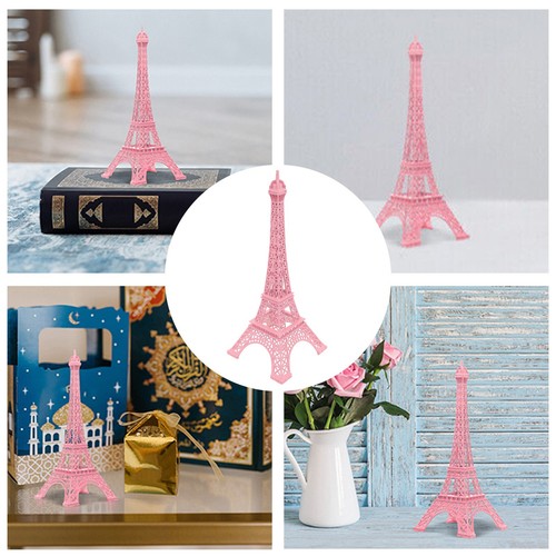 Elegant European style Decor Pink Eiffel Tower Model for Office or Home - Picture 2 of 24