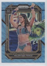 2023 Panini Prizm WWE Blue Wave Prizm Valentina Feroz #182 1dm4