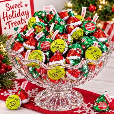 Hershey's Kisses MIX Bulk Milk Chocolate Candy  2  pounds (Halloween/Christmas)