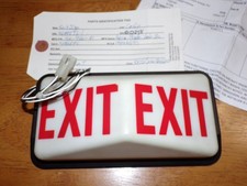 Aircraft EXIT Sign 4699072-1 removed from Cessna Citation 560XL Aero-Mach