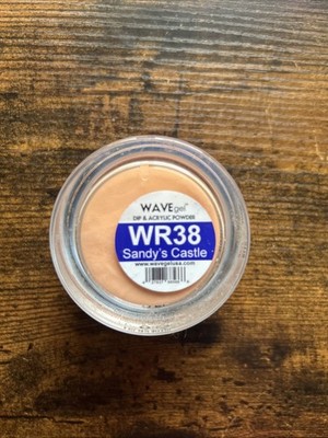 WAVE ROYAL COLLECTION Dip & Acrylic Powder 2 oz ~ WR 38 Sandy s Castle ~ Sealed