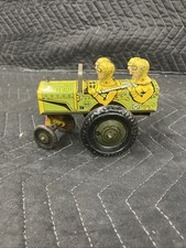 Louis Marx and Co. Jumpin Jeep Tin Toy Wind-Up Nice Original Not Working