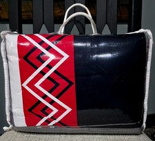 Black/Red ZigZag 6 Piece Queen Bedding Set