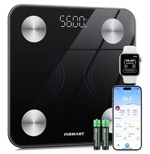INSMART Smart Digital Weight Scales Bluetooth Body Fat Scale Machine With App