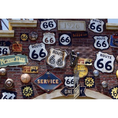 AOFOTO 7x5ft US Historic Route 66 Backdrop Vintage American Mother's Road 192...