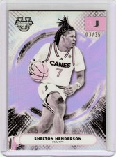 2025-26 Bowman Best U Shelton Henderson Ivory 03/35 Miami Hurricanes SSP