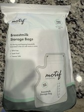 Motif Medical Breastmilk Storage Bags 8 oz 100ct Lot Of 3