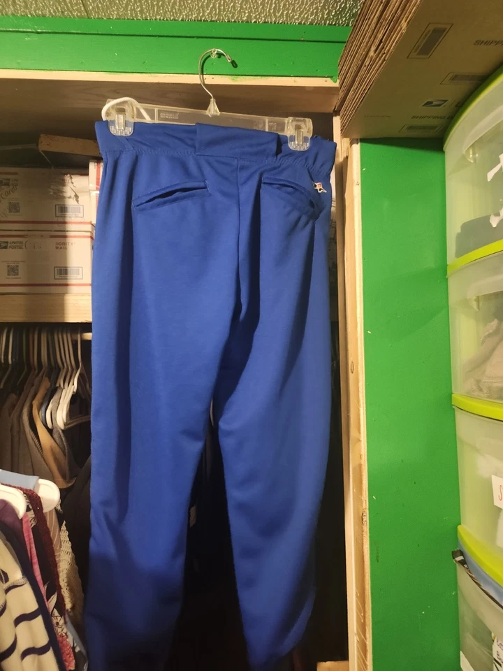 Pantalones de béisbol juveniles azules talla mediana Foto 2 de 2