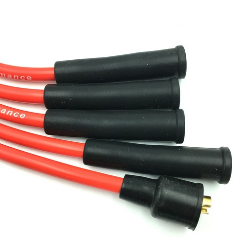 AccuSpark Red Silicon High Performance Carbon Core HT Leads for Volvo P1800 - Picture 6 of 7