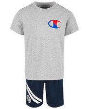 Champion Little Boys 2-Pc. Logo T-Shirt Shorts Set