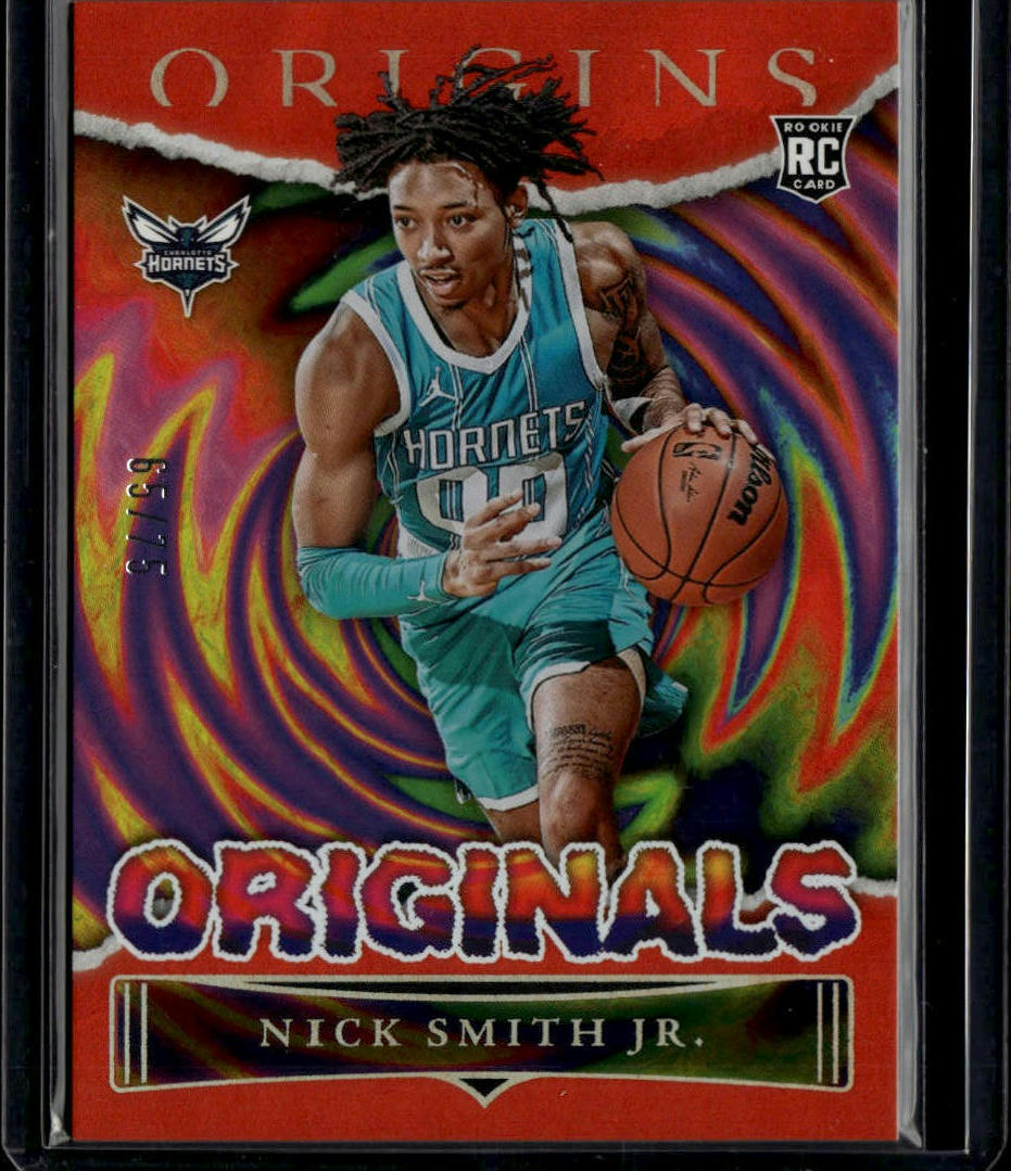 2023-24 Panini Origins #16 Nick Smith Jr. RC Originals Red #/75