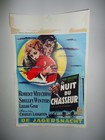 FILM NOIR/NIGHT OF THE HUNTER/ROBERT MITCHUM/ UJ31/  belgian poster