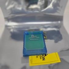 Sony PlayStation 2 PS2 Memory Card OEM SCPH-10020 Magic Gate 8MB Blue w2ps3