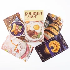 Gourmet Tarot 78-Card Deck Precognition Divination Oracle Fortune Telling Fate