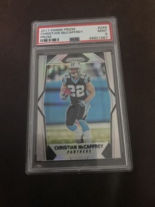 2017-PANINI-PRIZM-Christian-McCaffrey-249-ROOKIE-RC-PRIZM-PSA-9