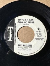 THE RAELETTS TRC 1017 LEAVE MY MAN (WOMAN) ALONE / HERE I GO AGAIN VG+  LISTEN