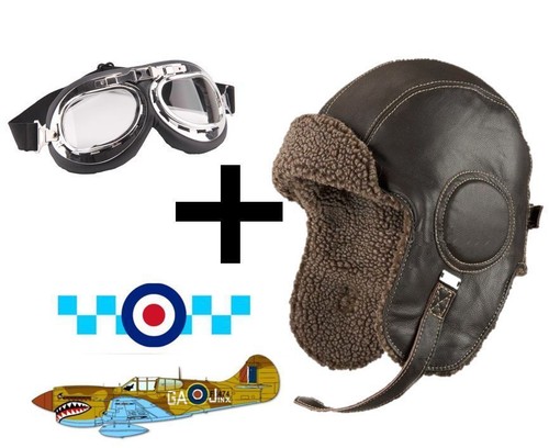 Flying Helmet WW2 Aviator | eBay