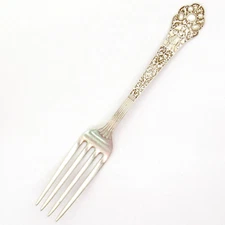 STERLING SILVER GORHAM MEDICI OLD 7-5/8'' FORK NO MONOGRAM 1880 PRE-OWNED .925