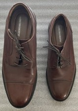 JOHNSTON  MURPHY Tabor Cap Toe Oxfords Men  s Size 11.5 Brown Genuine Leather