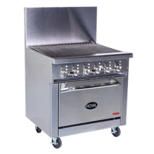 Royal Range of California RDR-24RB-120 24" Gas Restaurant Range w/ 24" Full R...