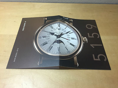 Booklet Folleto PATEK PHILIPPE - New Model 2010 - Ref. 5159 - All Languages