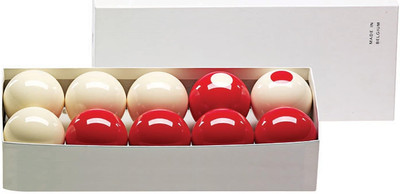 2-1/8'' Standard Bumper Pool Balls, Complete 10 Ball Set