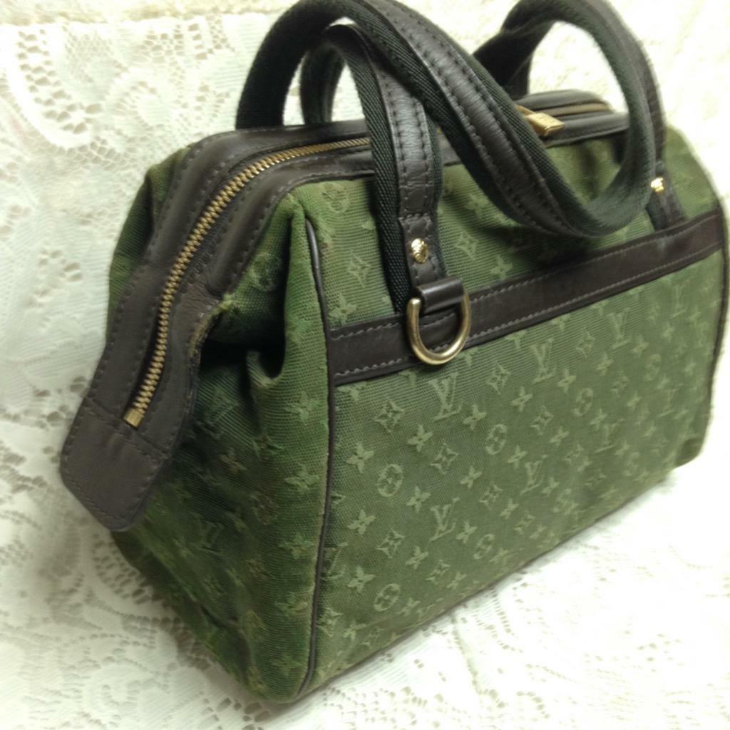 ルイヴィトン MINI LIN JOSEPHINE ハンドバッグ Louis Vuitton Monogram Fabric Josephine Mini Lin Handbag PM