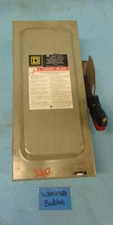 SQUARE D SAFETY SWITCH, H361 SERIES F05, SINGLE THROW 30 AMPS, 600V, 50/60Hz