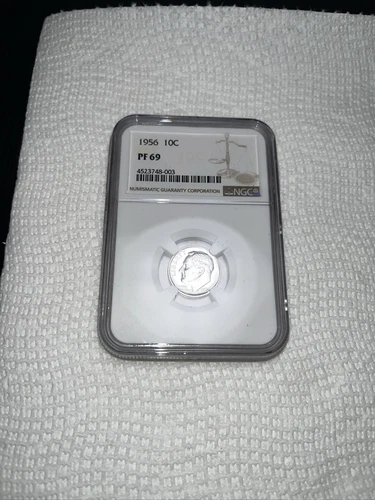 1956 Roosevelt Dime PF69 NGC Certified