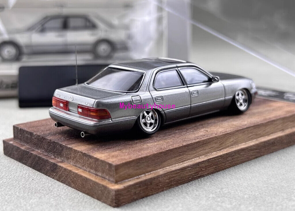 FW 1:64 Gray VIP LS400 XF10 UCF10 Sedan Sports Model Diecast Metal Car