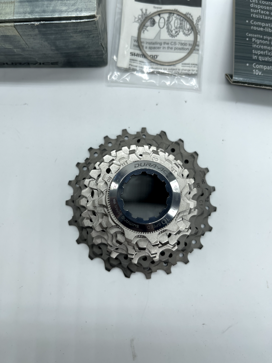 パーツ DURA-ACE CS-7800 10s 11-23T Shimano Dura Ace CS-7800 11-23t 10 Speed Cassette 7800