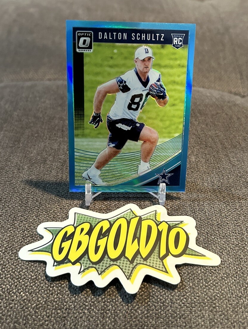 2018 Donruss Optic - Rookies Aqua #137 Dalton Schultz /299 (RC)