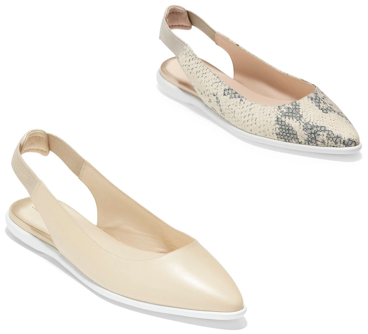 Cole haan hotsell white flats