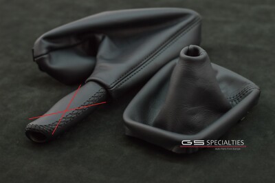 BMW E36 M3 E36 boots leather gaiters shift boot handbrake INDIVIDUAL BLACK FRAME