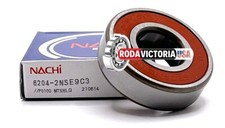 NACHI 6204 2NSE9 C3 Ball Bearing, Rubber Sealed 6204 2RS 20x47x14 mm
