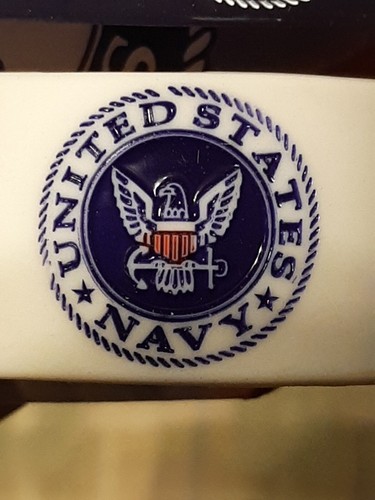 (Set of 2) U.S. NAVY MILITARY Band Silicone Rubber Bracelet Wristband LICENSED - Picture 7 of 7