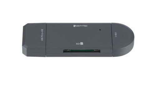 onn. SD & micro-SD Card Reader 20MB/sec read, 25 MB/sec write - Picture 8 of 8