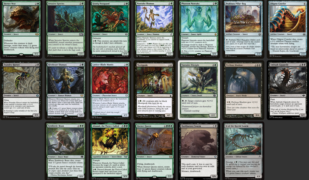 Zask, Skittering Swarmlord MTG EDH Commander Deck! Insect Tribal